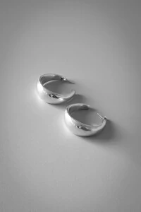 Brinco Argola Larga Eletroformação | Prata 925 | Clássico