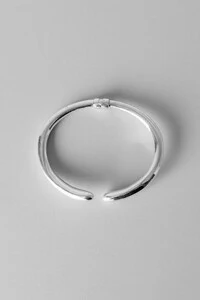 Bracelete Gota Liso | Prata 925 | Eletroformação