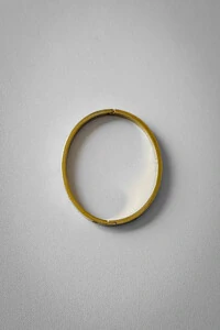 Bracelete Parafuso Liso | Banho de Ouro 18k | Moderno