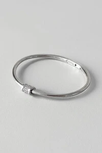 Bracelete Orbit | Banho de Ródio | Microzircônias