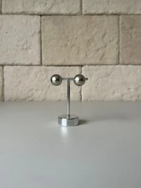 Brinco Bola Grande Banho de Prata