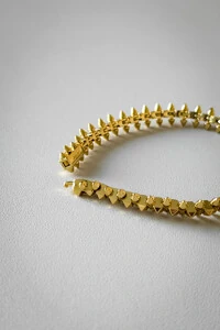 Pulseira Spike | Banho de Ouro 18k | Moderna