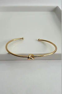 Bracelete Nó | Banho Ouro 18k