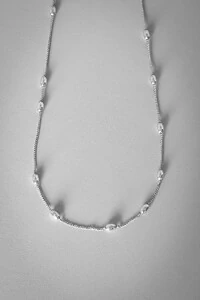 Corrente Longa com Elos Ovais | Banho de Prata 925 | Sofisticada