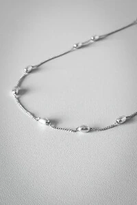 Corrente Longa com Elos Ovais | Banho de Prata 925 | Sofisticada