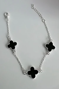 Pulseira Trevo Preta