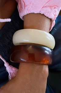 Pulseira Off White | Acrílico