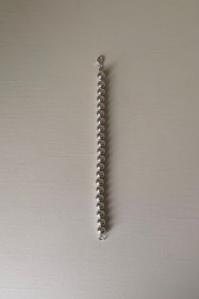 Foto Pulseira de Bolinhas 16 cm em Prata 925