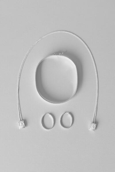 Foto #04 Colar Bracelete Pulseira | Presente Essencial Proteção | Prata 925