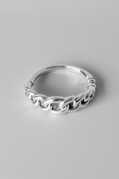 Foto Bracelete Elo Entrelaçado | Prata 925 | Eletroformação