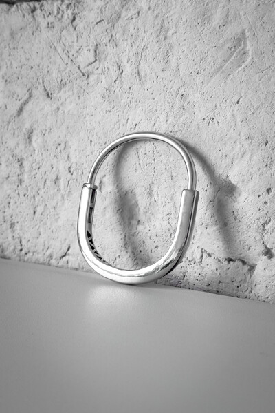 Foto Bracelete Cadeado | Banho de Ródio | Moderno