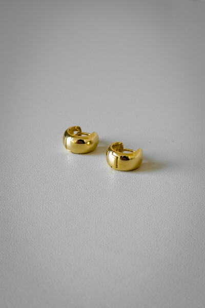 Foto Argola Mini Bold | Banho de Ouro 18k | Clássica