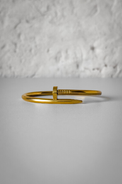 FotoBracelete Prego Feminino | Banho de Ouro 18k | Moderno