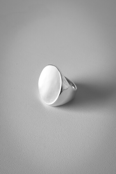 FotoAnel Redondo Liso | Prata 925 | Minimalista