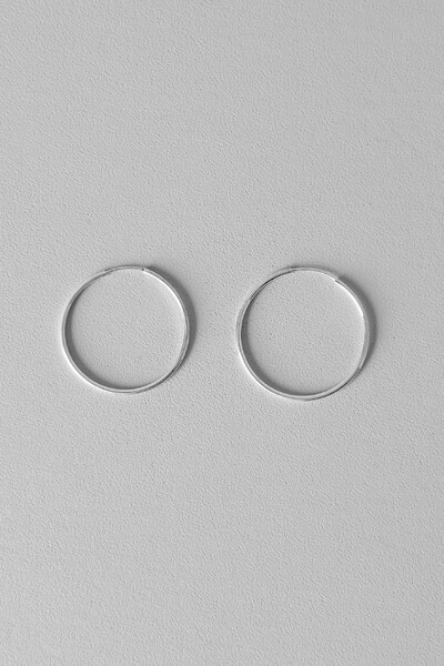 Foto Brinco Argola Lisa 2mm 2cm | Prata 925 | Minimalista