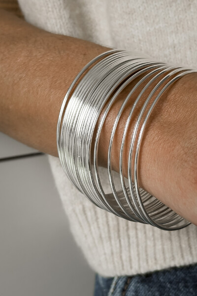 Foto Pulseira Argola Lisa 2mm | Prata 925 | Minimalista