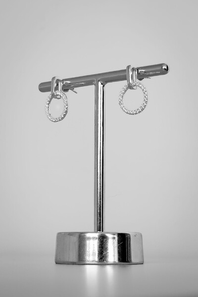 FotoBrinco Elo Argola | Prata 925 | Cravejado em Zircônias