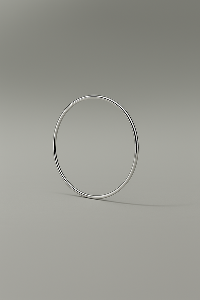 FotoPulseira Fio Liso 2mm | Prata 925 | Minimalista