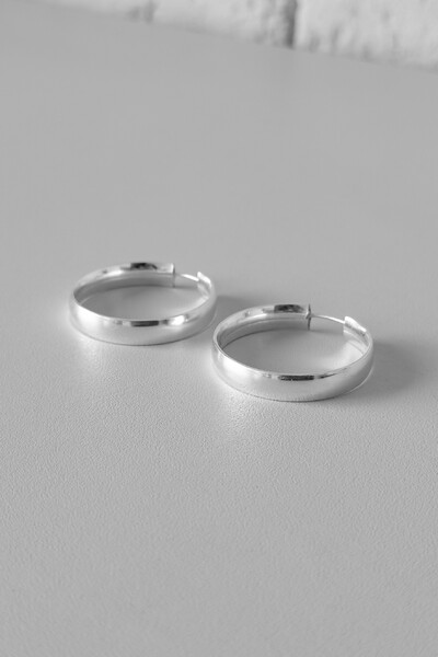 Foto Brinco Argola 5mm P | Prata 925 | Minimalista