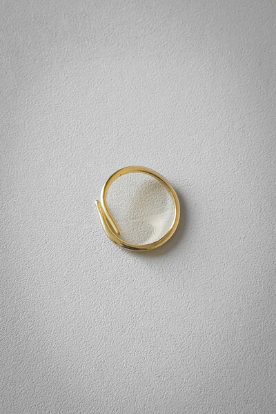 FotoAnel Fio Twist Delicado Ajustável | Banho de Ouro 18k | Minimalista