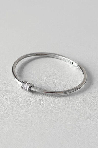 Foto Bracelete Orbit | Banho de Ródio | Microzircônias