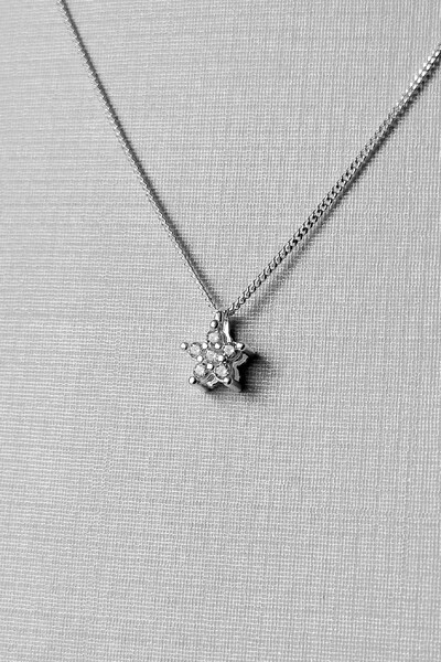 FotoColar Pingente Estrela Cravejada | Prata 925 | Delicado