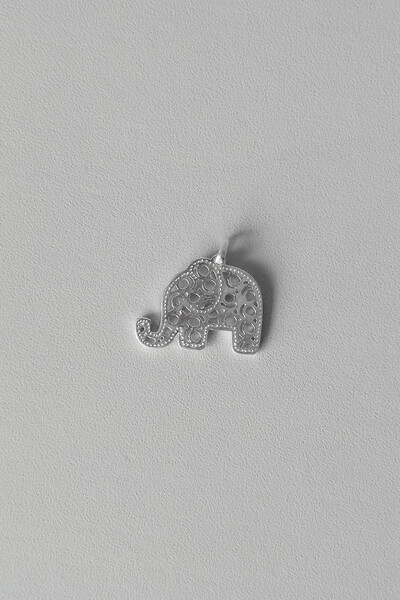 Foto Pingente Elefante | Prata 925 | Filigrana Vazada