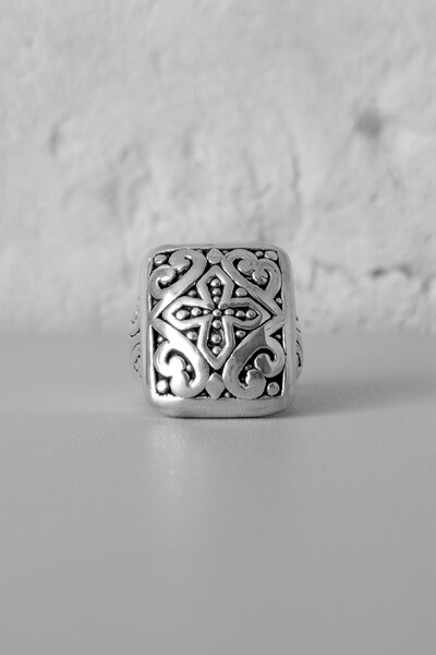 FotoAnel Tribal Cruz | Prata 925