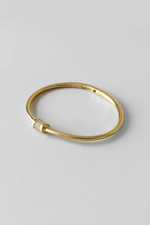 Bracelete Orbit | Banho de Ouro 18k | Microzircônias