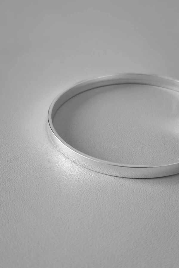 Pulseira Fio Liso Quadrado 5mm | Prata 925 | Atemporal