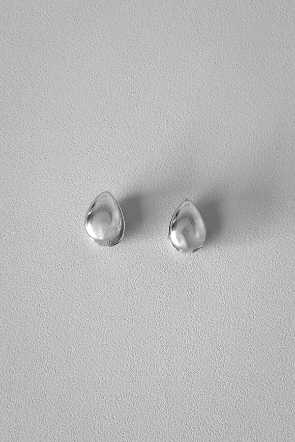 Brinco Mini Gota | Banho Ródio | Minimalista