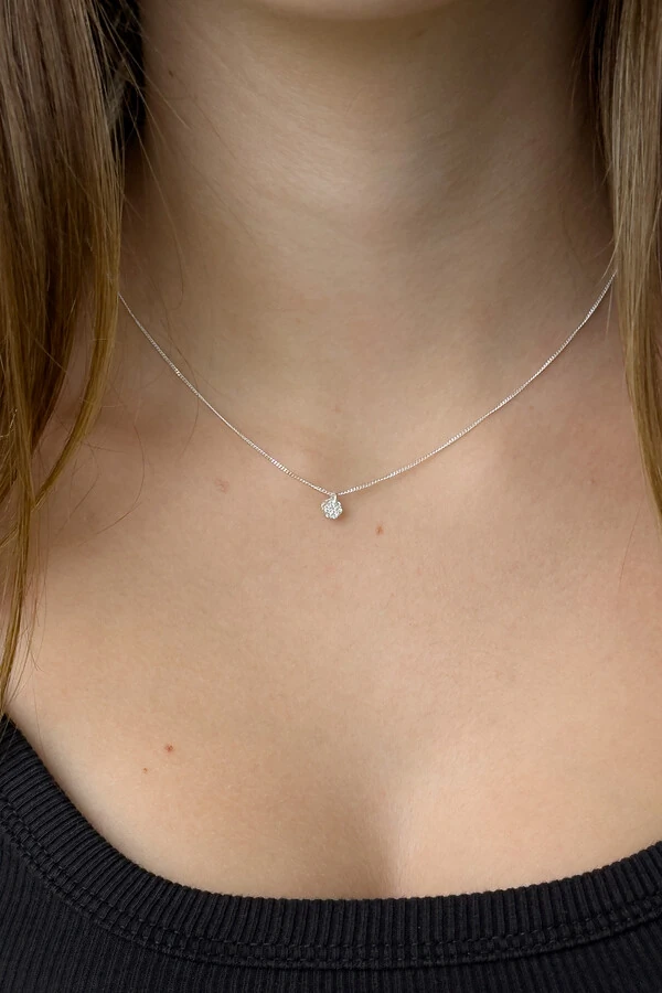 Colar Ponto de Luz Chuveirinho | Prata 925 | Clássico