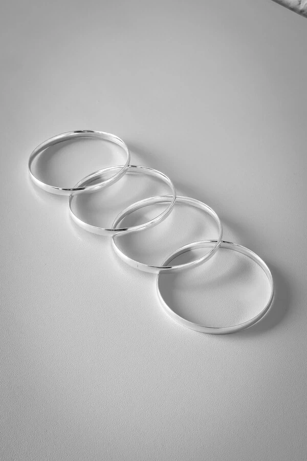 Pulseira Lisa 6mm | Prata 925 | Elegante