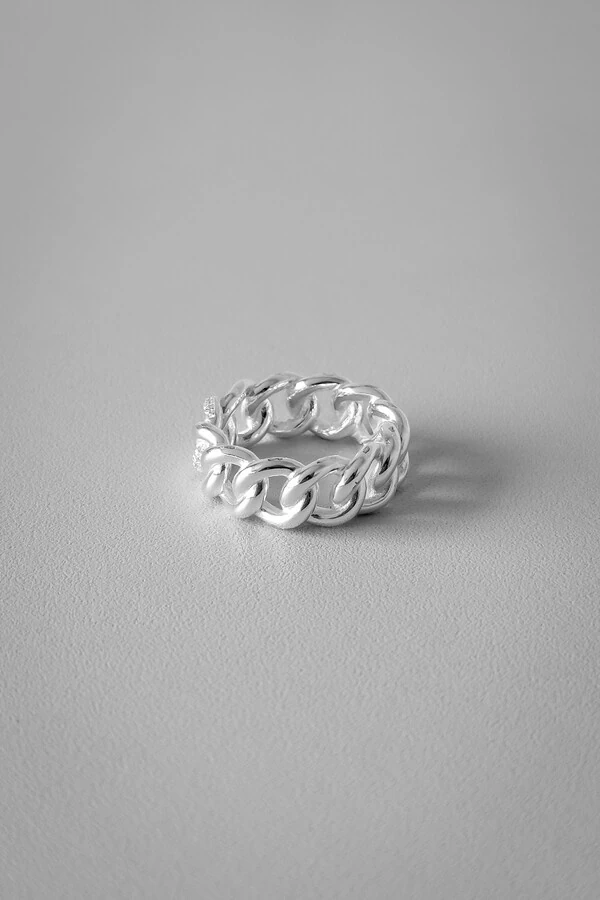 Anel Elos Grumet com Zircônia | Prata 925