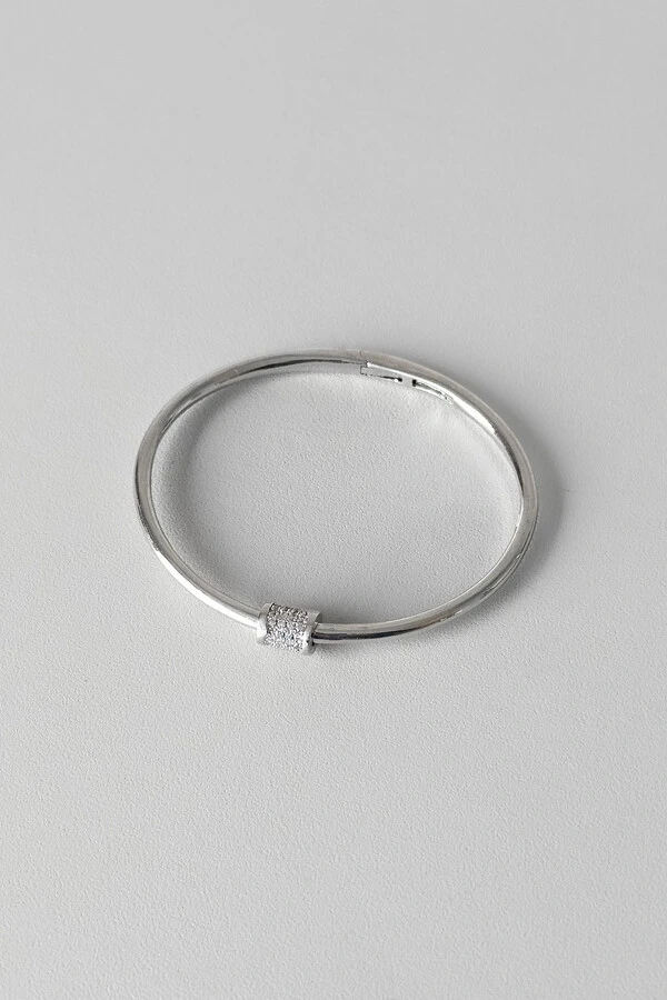 Bracelete Orbit | Banho de Ródio | Microzircônias