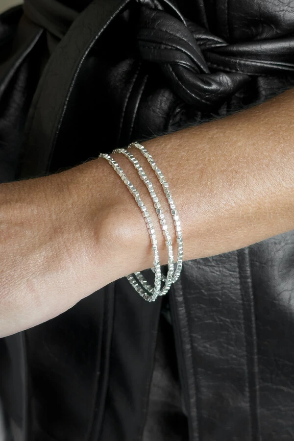 Pulseira Canutilhos | Prata 925 | Regulável