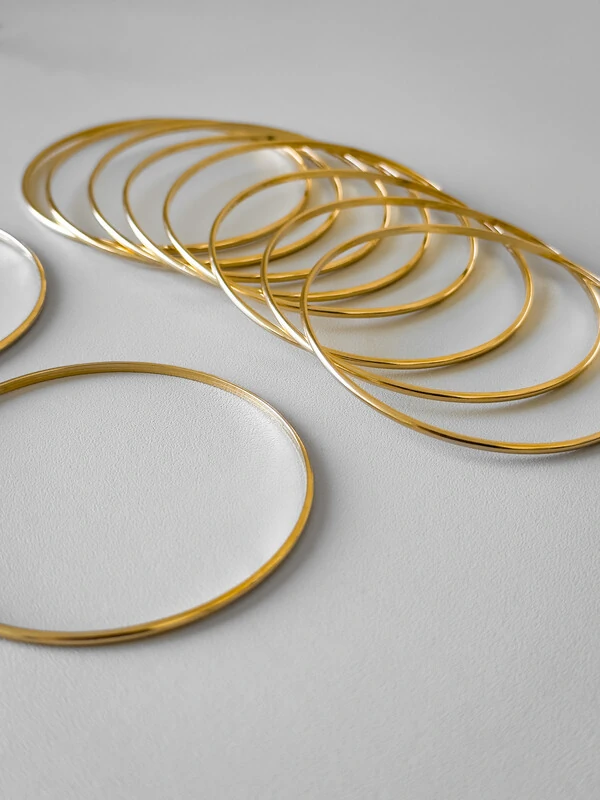 Pulseira Argola Lisa 2mm | Prata 925 com Banho de Ouro 18k | Minimalista