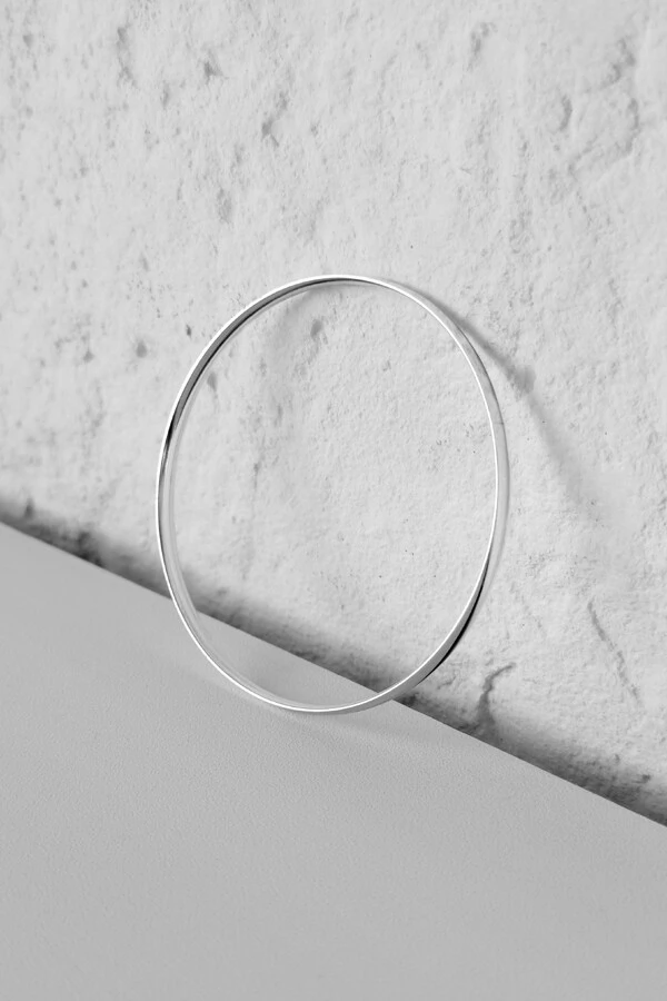 Pulseira Argola Lisa 4mm | Prata 925 | Essencial