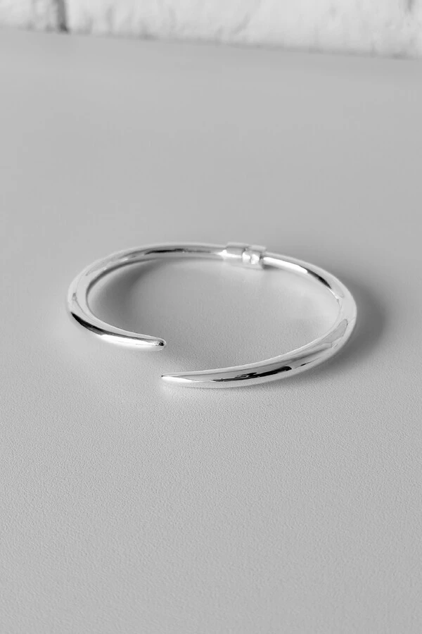 Bracelete Abraço Liso | Prata 925 | Eletroformação