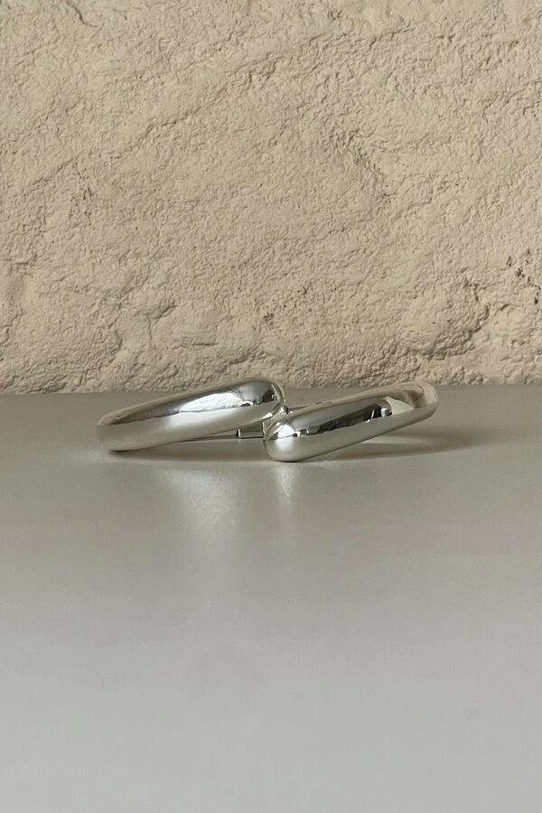 Bracelete Liso de Eletroformação em Prata 925