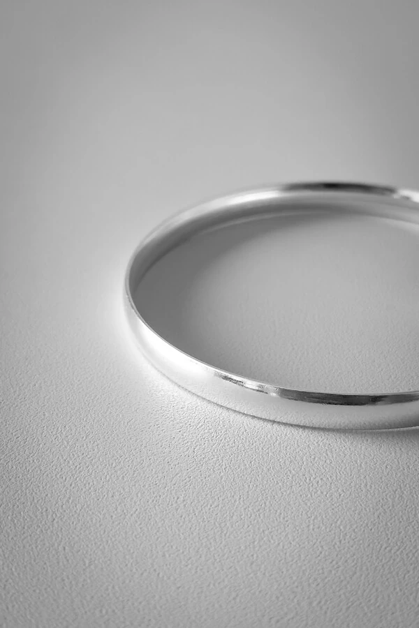 Pulseira Lisa 6mm | Prata 925 | Elegante