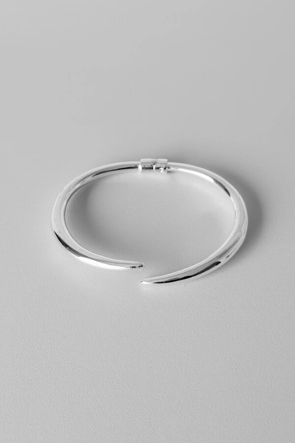Bracelete Abraço Liso | Prata 925 | Eletroformação