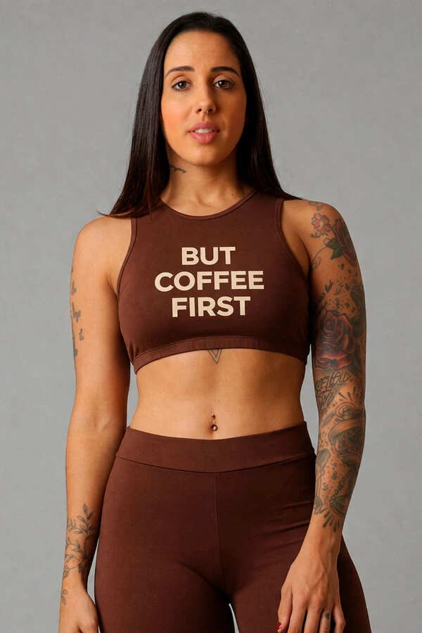 Top Poliamida COFFEE FIRST Teebox