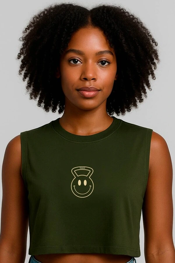 Cropped Poliamida HAPPY FACE Teebox