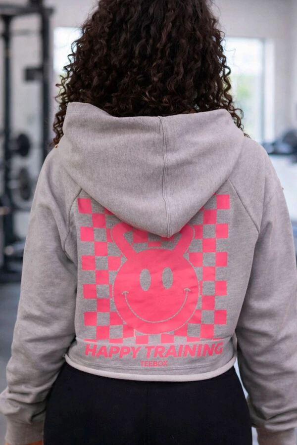 Moletom Cropped Happy Training
