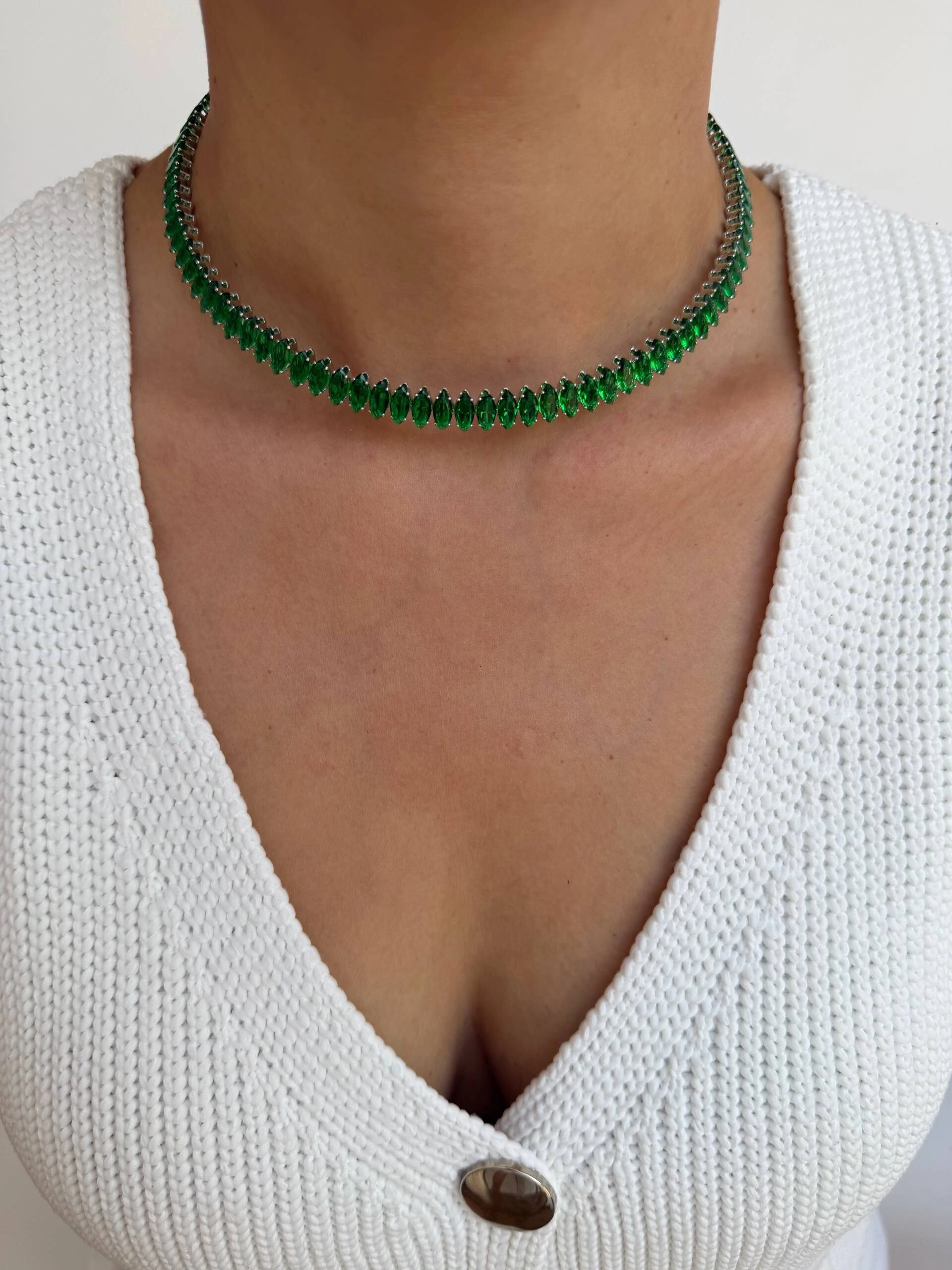 Foto Choker Aro Riviera Navete Rígida