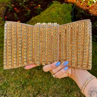 Bolsa Clutch Laço com Cristais