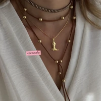 Choker Camurça Esferas