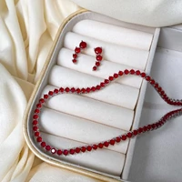 Colar Riviera Cherry 3 Pontas com Fecho Joia