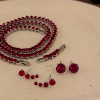 Colar Riviera Cherry 3 Pontas com Fecho Joia